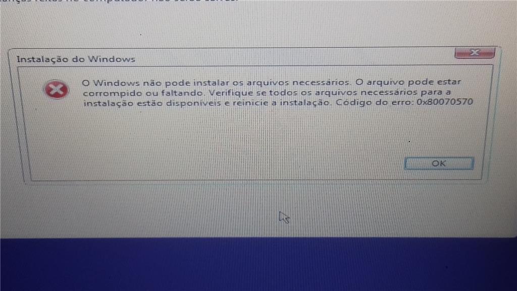 Erro ao instalar o Windows 10 novamente - Microsoft Q&A