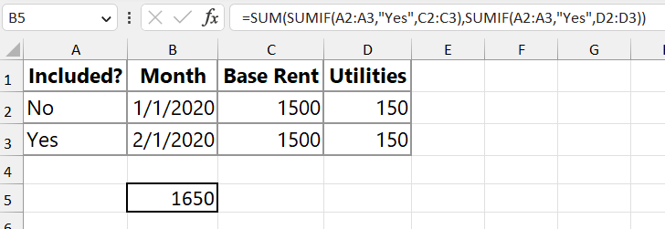 How to calculate SUM IFS horizontally + for multiple rows - Microsoft Q&A