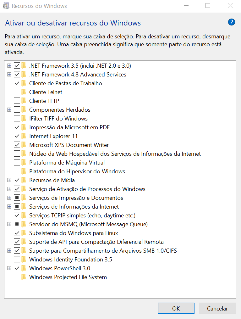 Ao tentar abrir um programa, aparece uma janela com a notificação