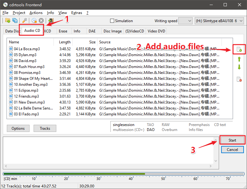Burning audio files onto a CD-R disc - Microsoft Q&A