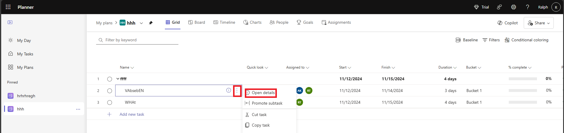 Can Planner allow for people to be assigned to sub tasks? - Microsoft Q&A