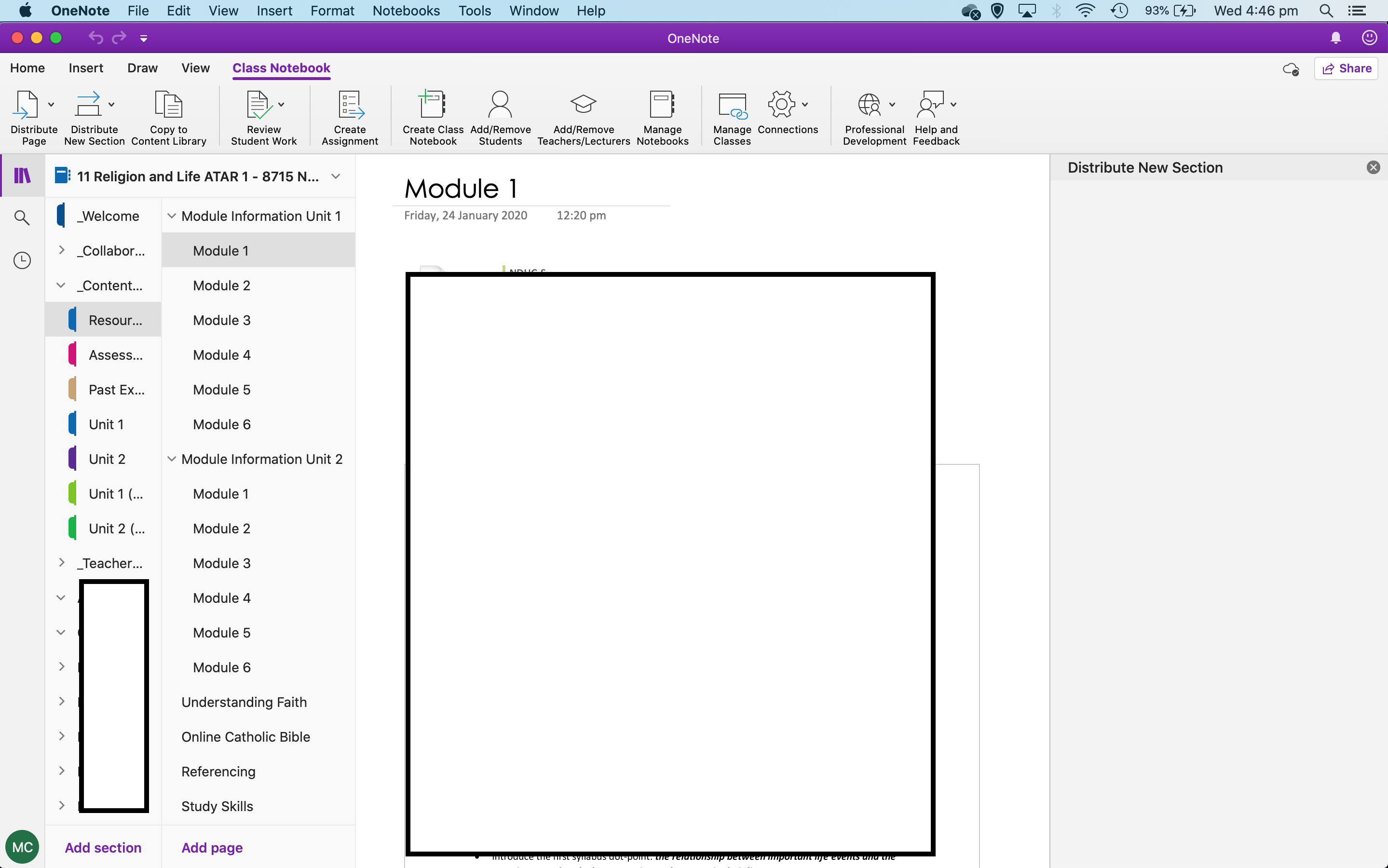 Issue with distribute sections in OneNote - Microsoft Q&A