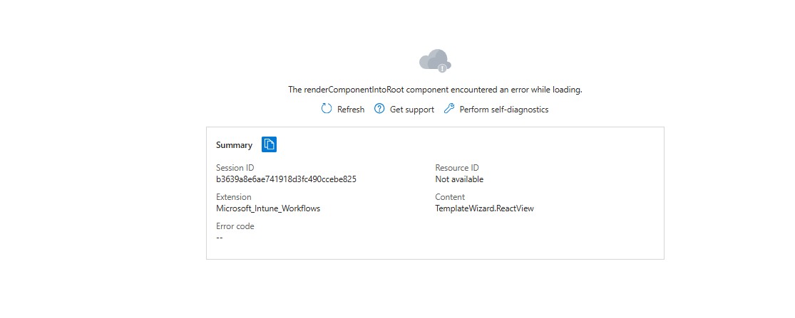 intuneerror