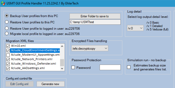 Moving a domain user profile from one domain to a different one 