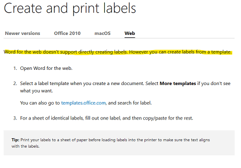 how can I use labels - Microsoft Q&A