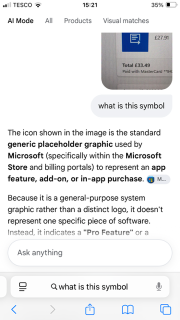 an ms PRO symbol