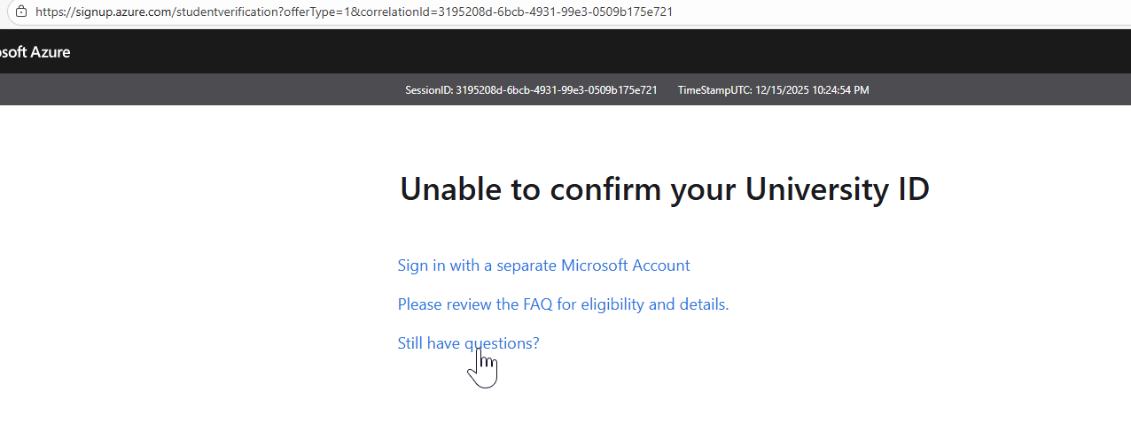 GitHub Student Developer Pack activated but not working - Microsoft Q&A