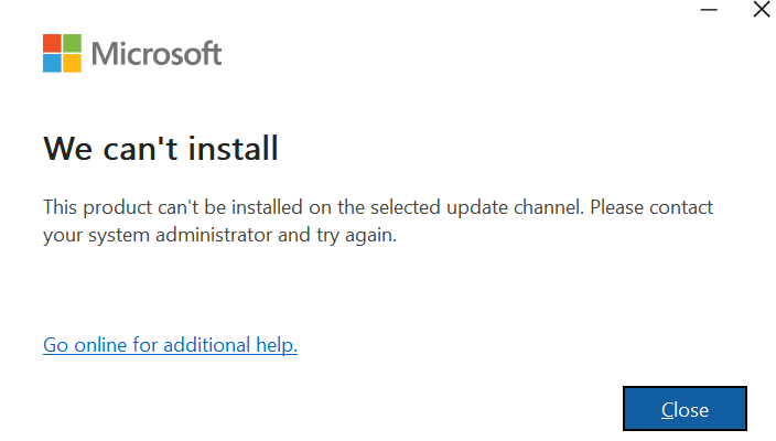 Problema para instalar o office 365 - Microsoft Q&A