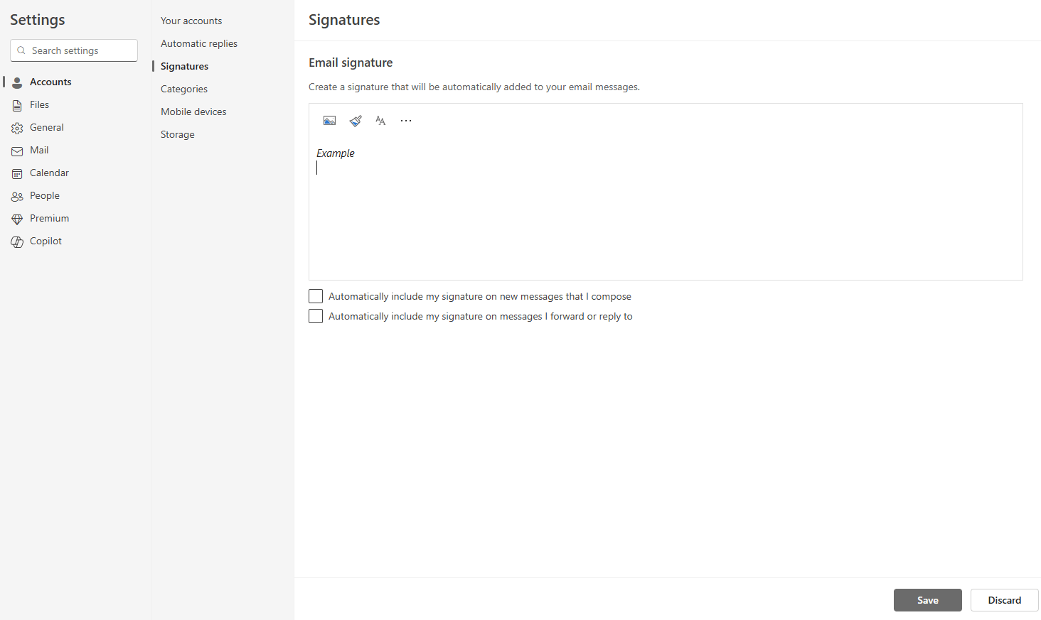 Signature not working in Outlook app - Microsoft Q&A