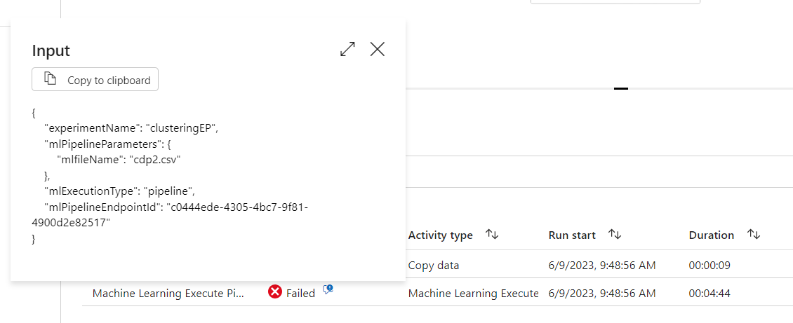 ml input