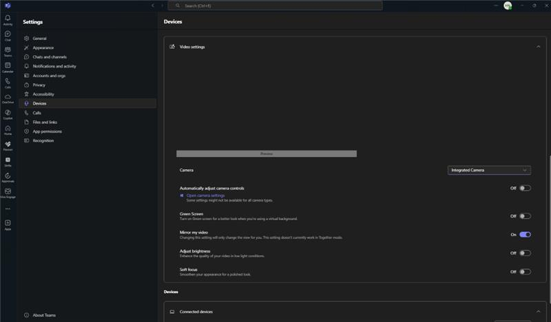 My camera is not working in Teams - help! I've updated all software, I ...