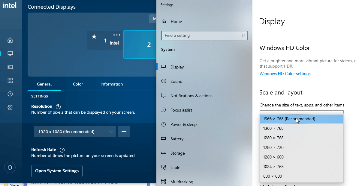 Can T Set Display Resolution To 1920x1080 Microsoft Q A