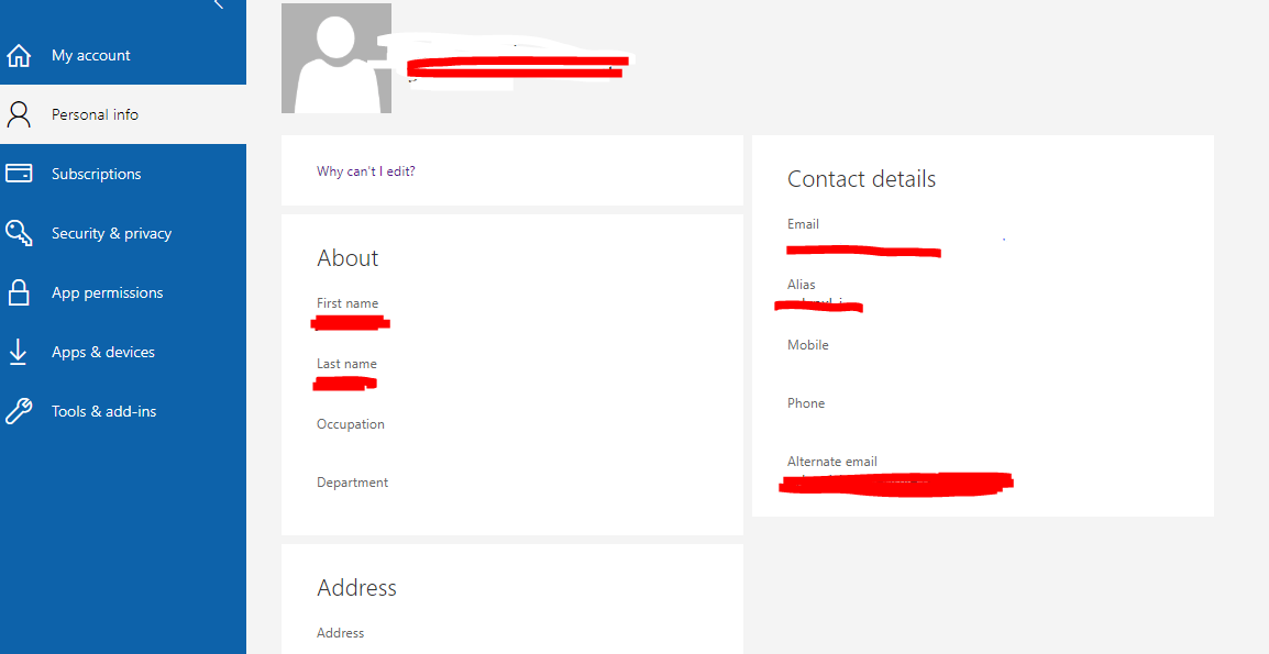 How do I change my alternate email address in the Office 365 ...