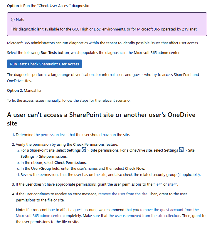 Intranet Access Issue. - Microsoft Q&A