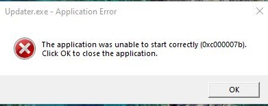 アビーです。 誤って購入されないようお気をつけください。 FIXED) Error 0x000007b, The application was unable to start