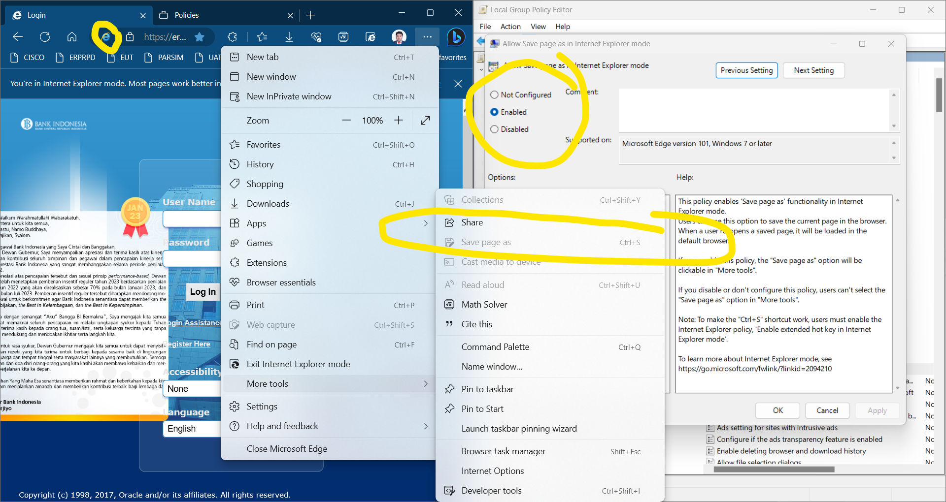IE Mode Save Page As Not Working 114.0.1823.43 - Microsoft Q&A