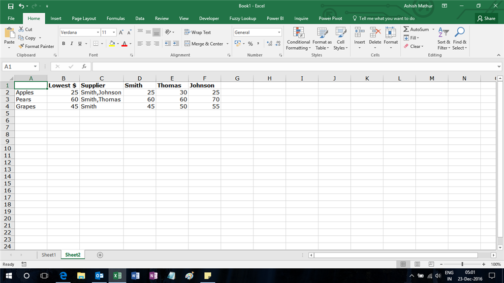 Need to return column heading based on row value - Microsoft Q&A