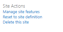 Why the options under 