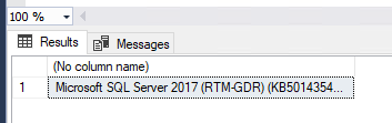 sqlversion