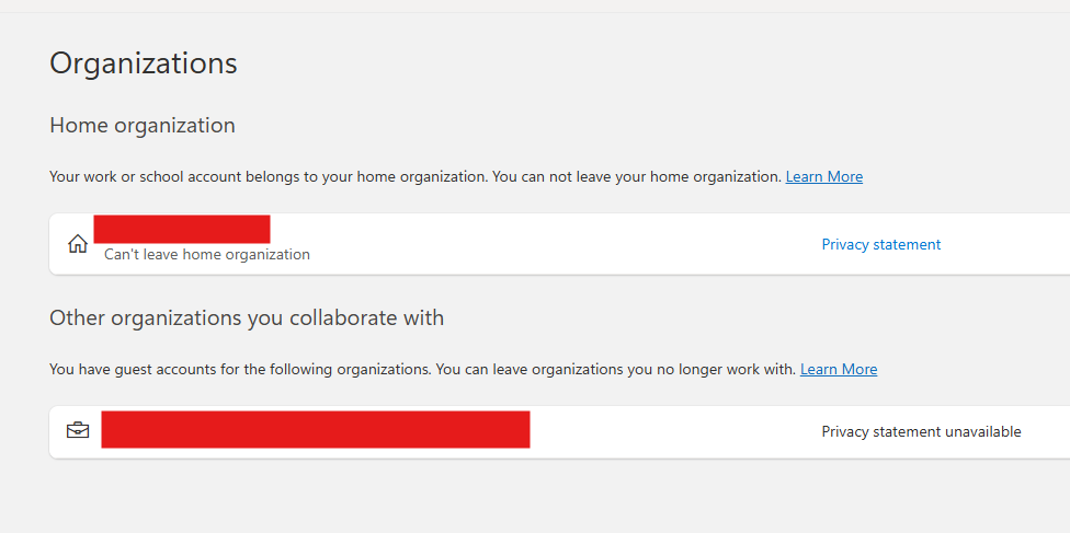 Organizations