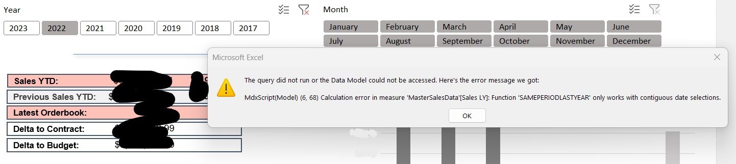 Excel Power Pivot Data Model Could Not Be Accessed - Microsoft Q&A