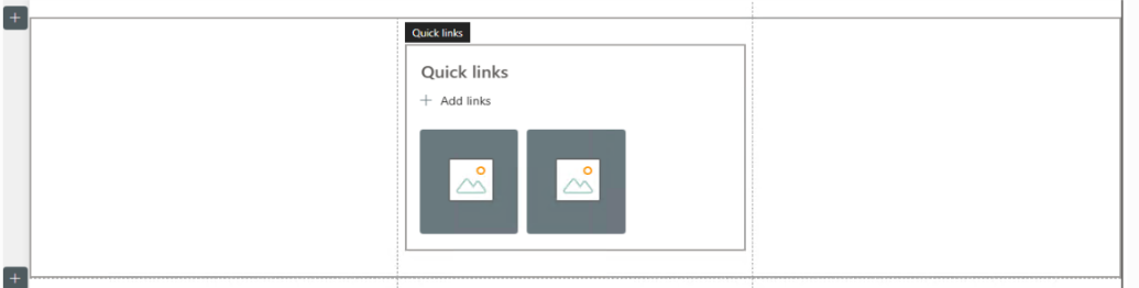 How to make quick link tiles central on modern Sharepoint sites ...