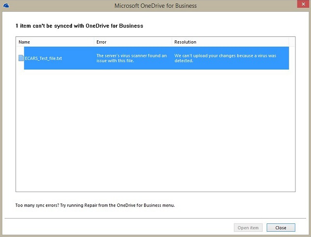 How we treat a file if it’s infected by virus in SharePoint Online ...