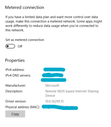 Metered connection option disables itself automatically in Windows 10 ...