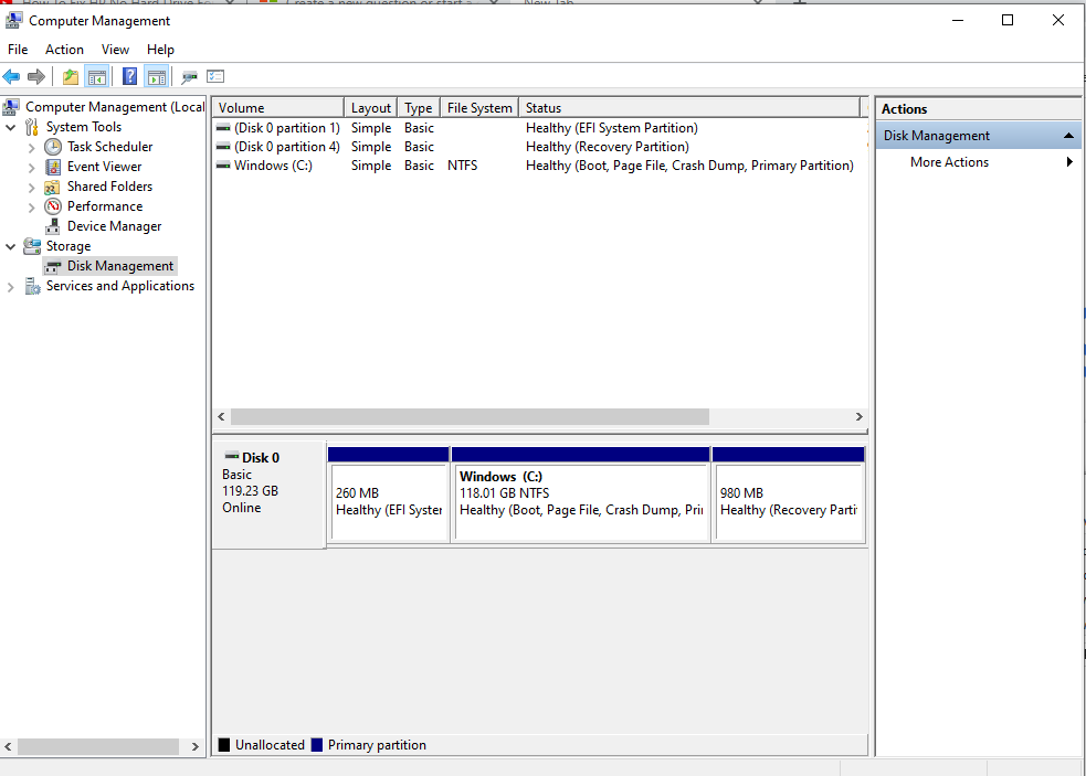 My D Drive does not appear in file manager - Microsoft Q&A