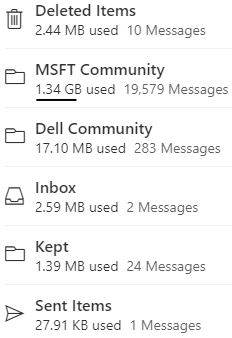 How to Delete Storage listed under the Mail app - Microsoft Q&A