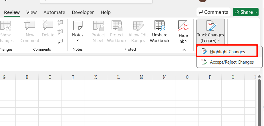 Need to Track Changes in Excel or spreadsheet. - Microsoft Q&A