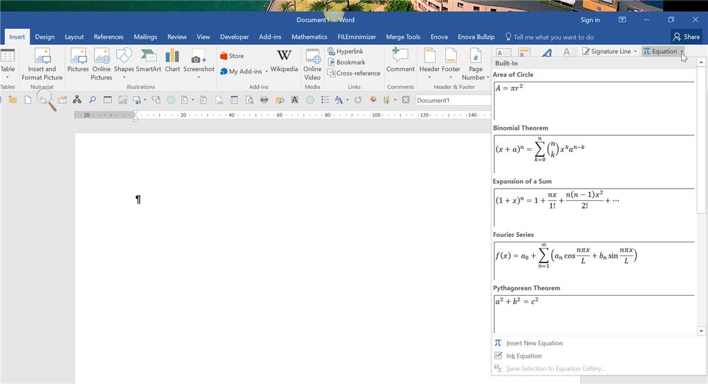 Microsoft Equation Editor 3.0 - Microsoft Q&A