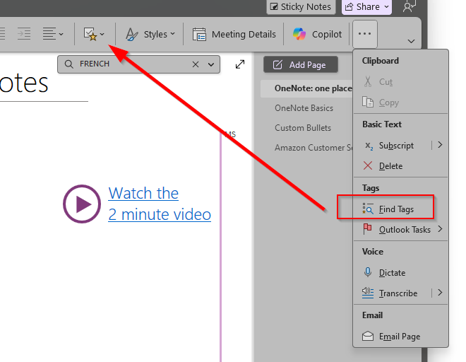 OneNote: Move an item on the Ribbon so it is always visible - Microsoft Q&A