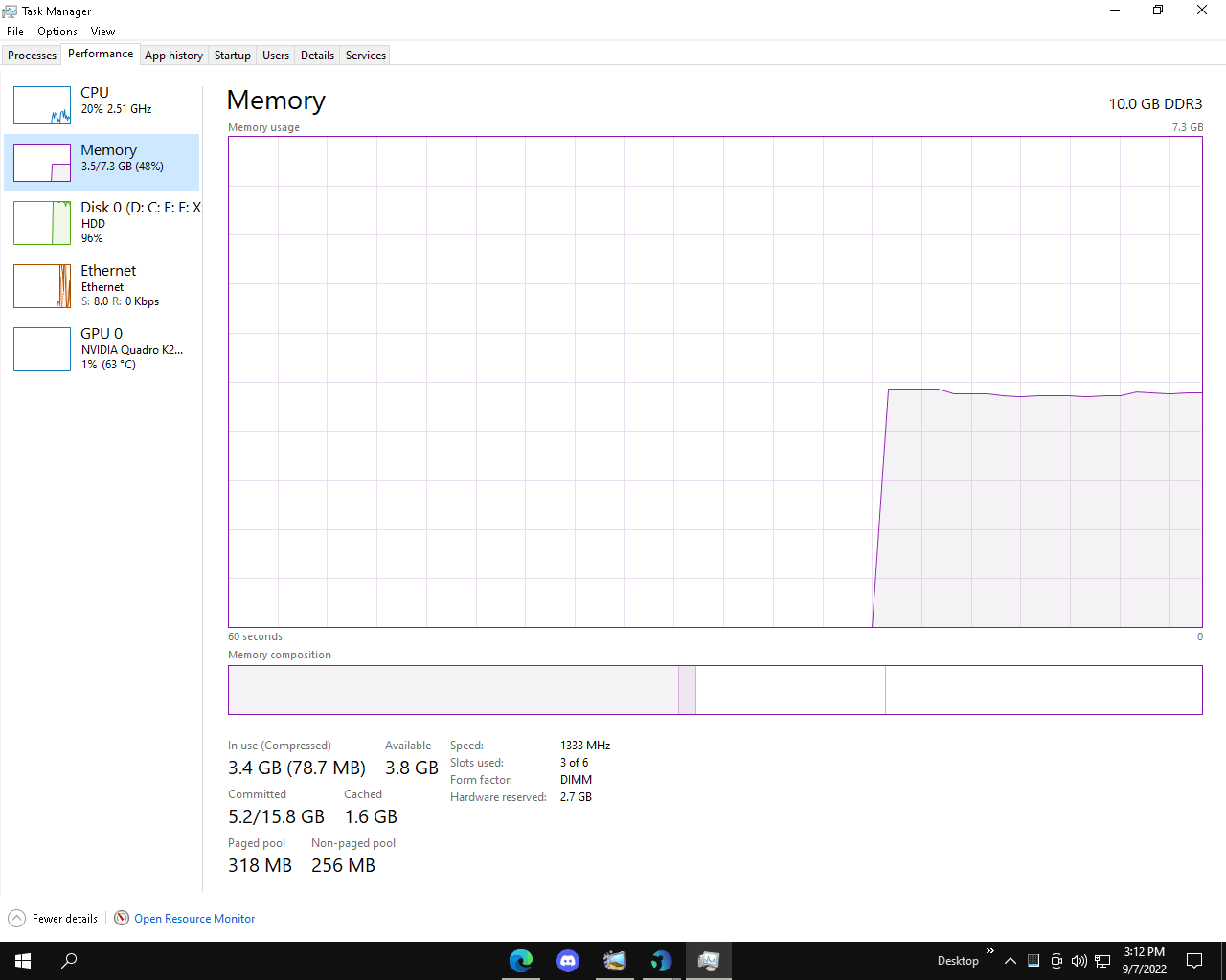 Installed RAM Not Equal to Available RAM - Microsoft Q&A