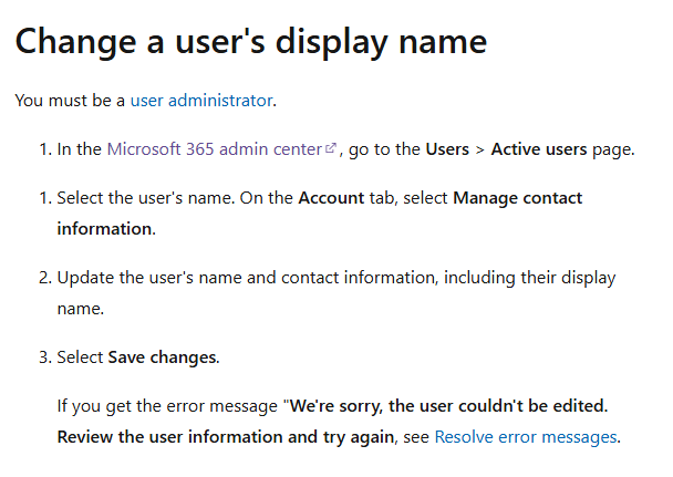 update name - Microsoft Q&A
