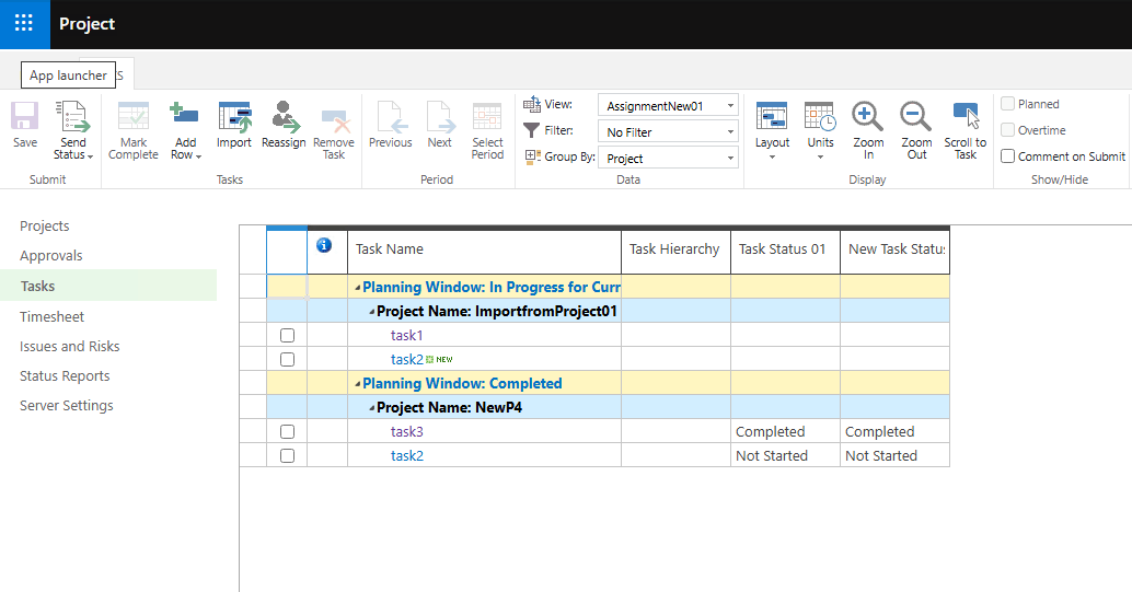 Project Online - My Tasks not displaying calculated Task custom field ...