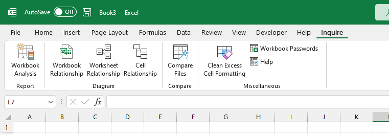 I need access to the compare feature in Excel for one user - Microsoft Q&A