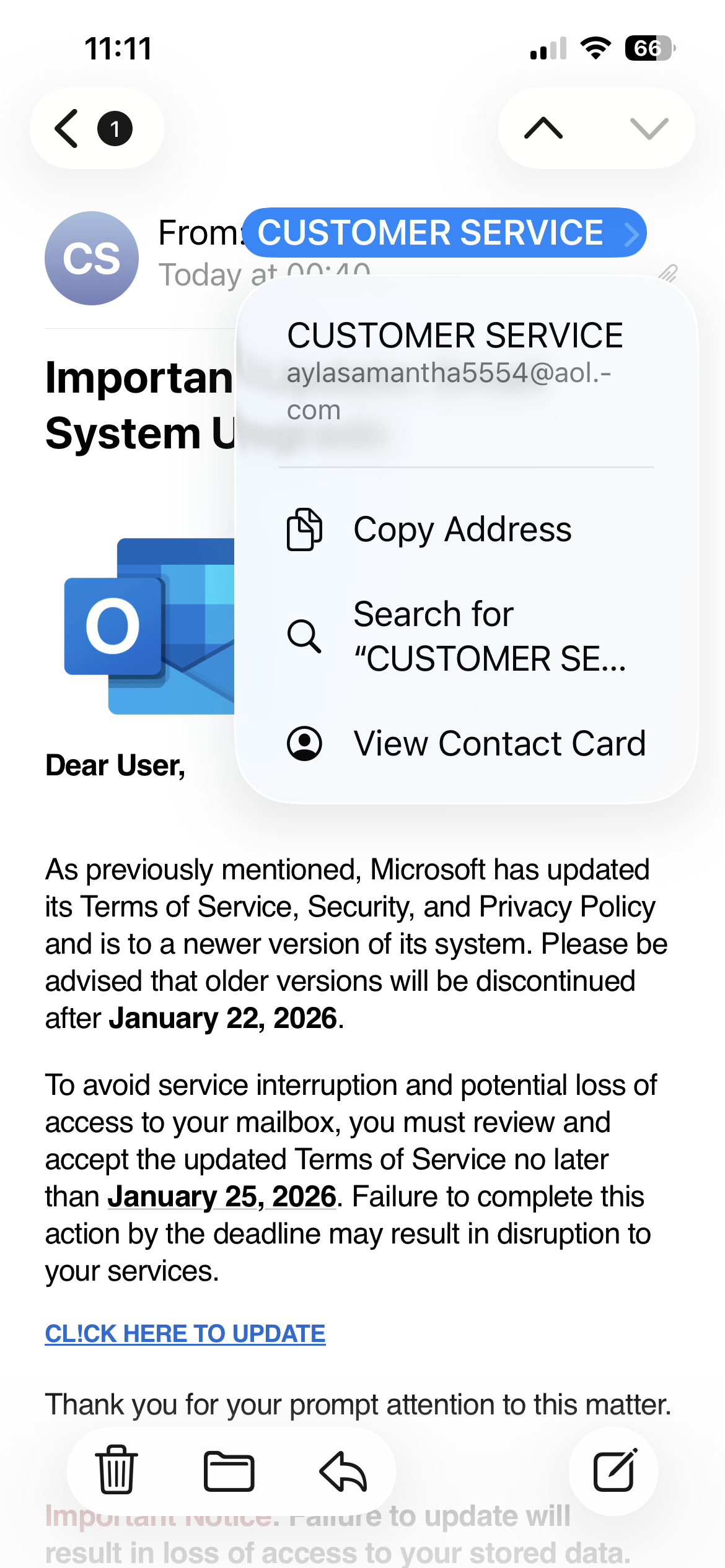 Is this a phishing email - Microsoft Q&A