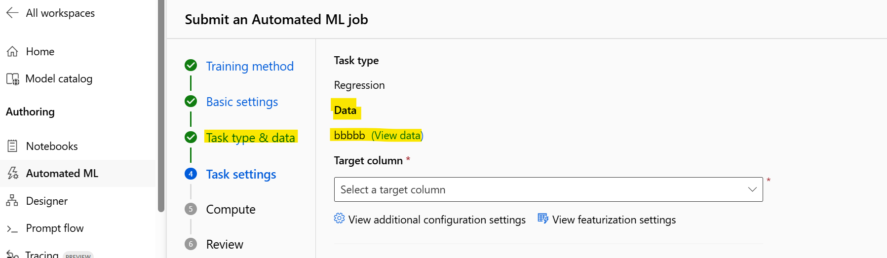 Issues with uploading data assets to autoML - Microsoft Q&A