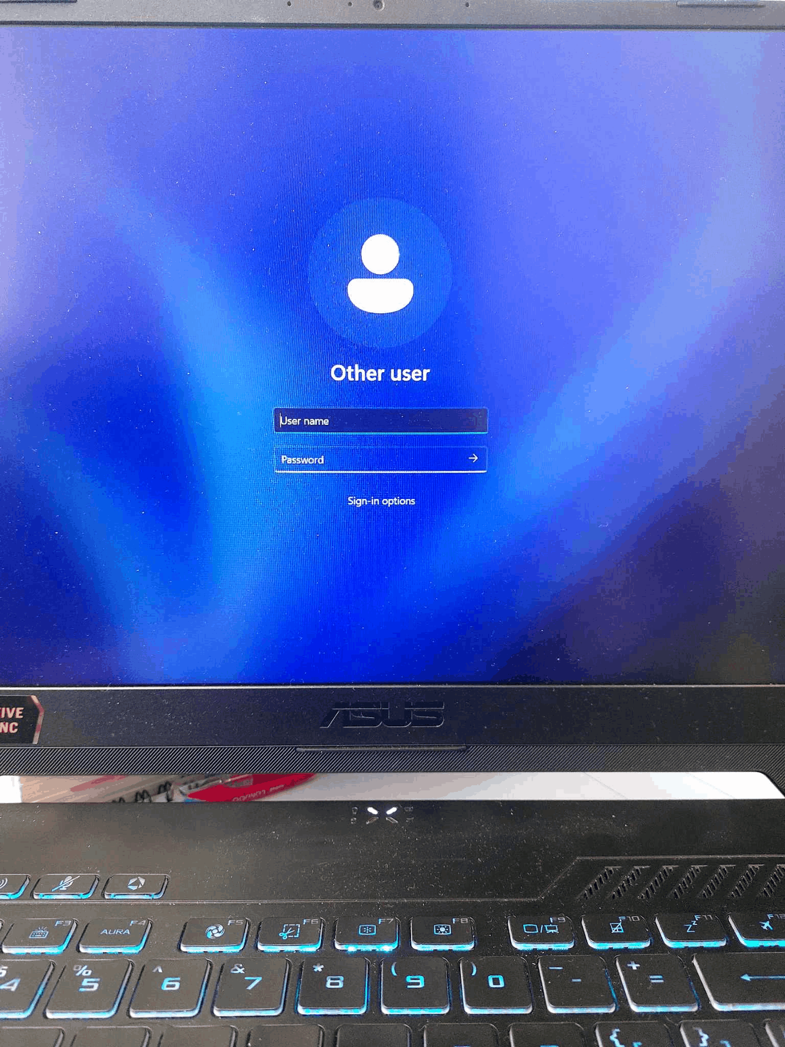 I am installing Windows 11 from USB but got stuck with Other User sign ...