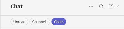 Teams meeting chats not button not appearing