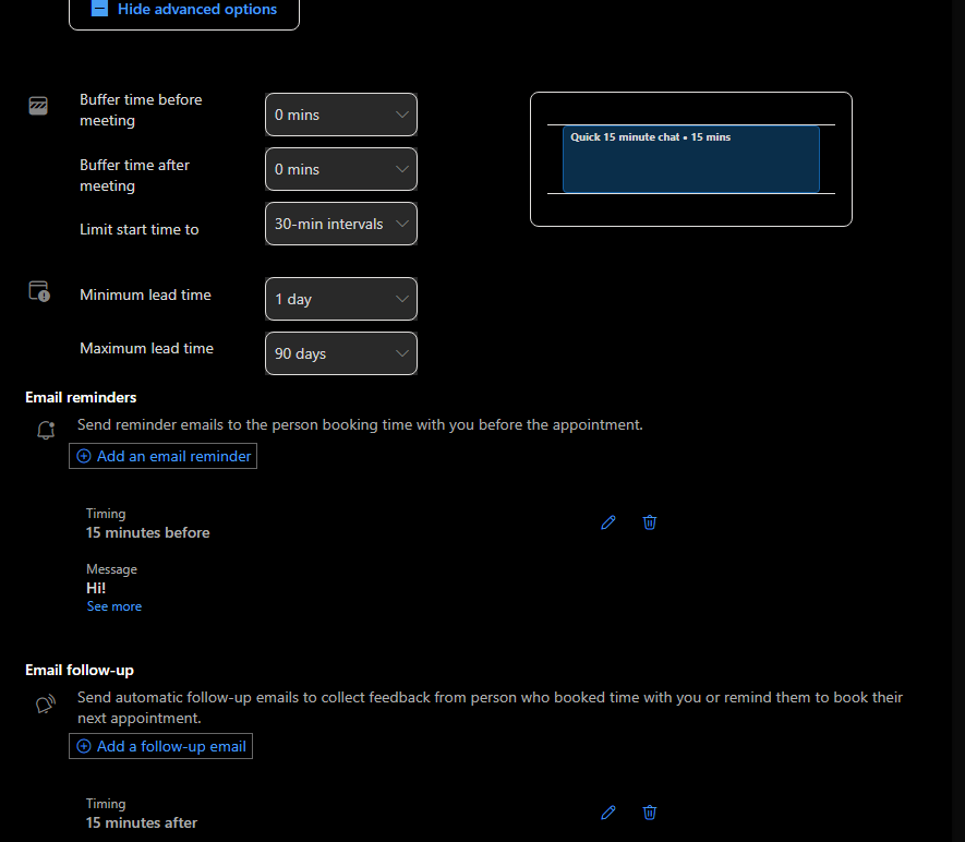 Meeting settings 3