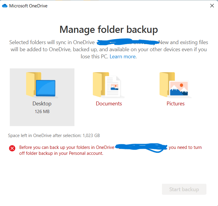How can I backup different folders on my computer to two separate ...