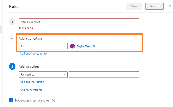 Redirect rule on alias name not working - Microsoft Q&A