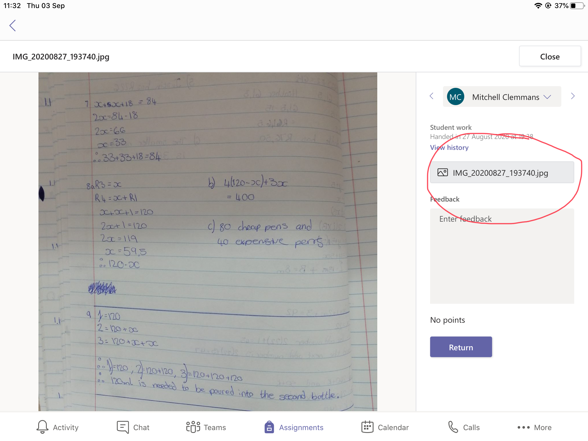 Teams assignments photos not opening - Microsoft Q&A