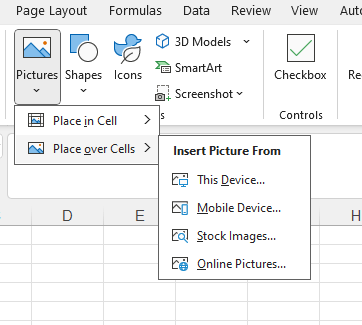 Images won't load in Excel when trying to insert new image - Microsoft Q&A