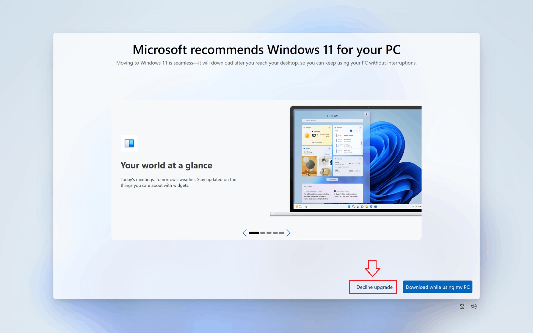 I cannot use computer.. Rq r to update my computer cm W10 to W11 ...