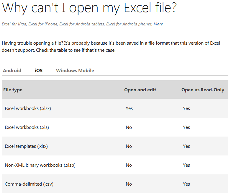 can't open file : this file type is unsupported by this version of ...