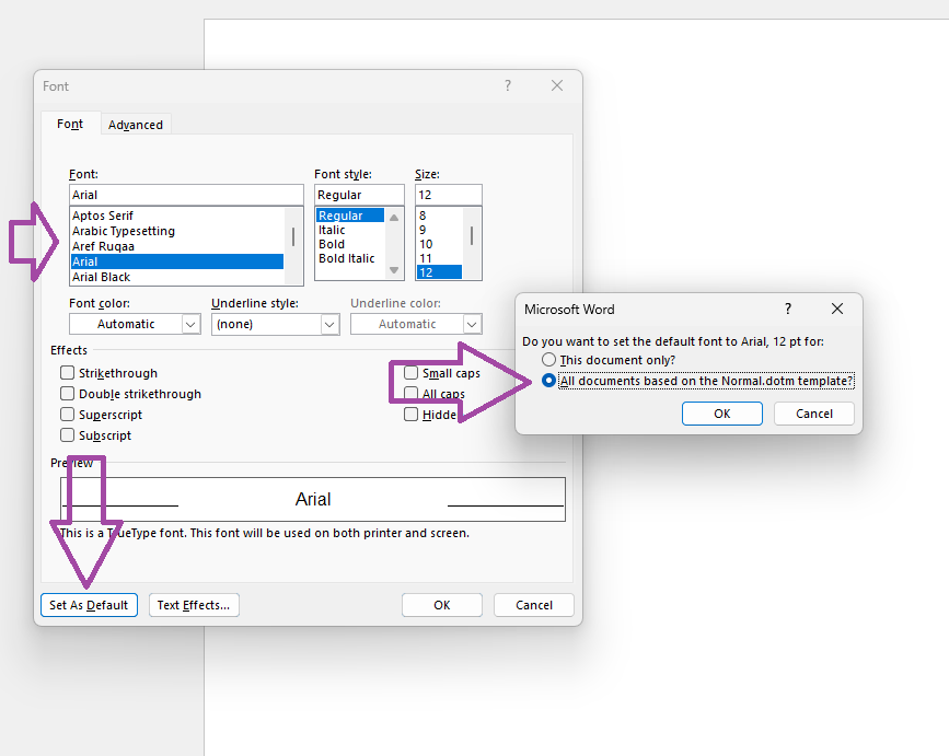 Permanently remove aptos and prevent microsoft from making it the ...