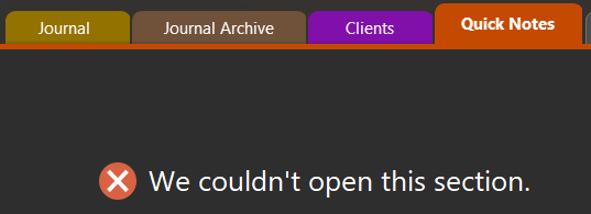Repeated problems syncing OneNote Desktop App, Error code